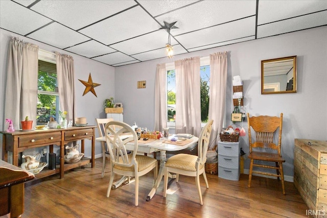 510 W Washington St, Oakland City, IN 47660 - dining room featuring wood finished floors and baseboards