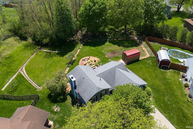 drone / aerial view