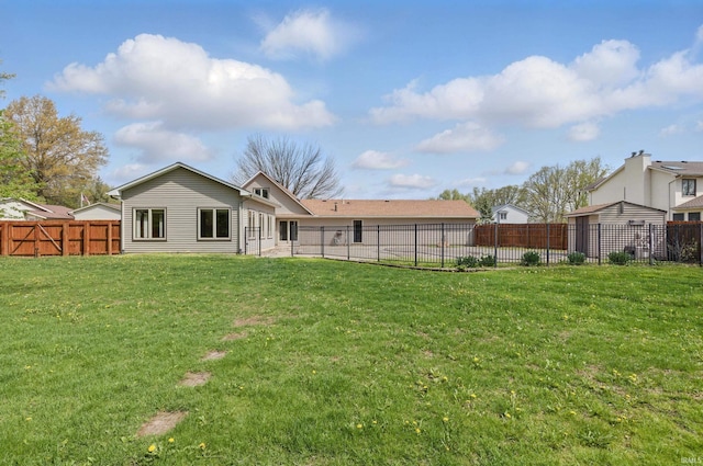 view of back of property