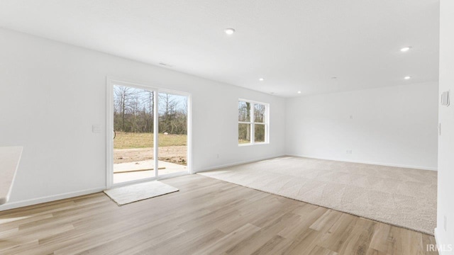 8180 Carlie Ct, Fort Wayne, IN 46818 - unfurnished room featuring light wood-style flooring and recessed lighting