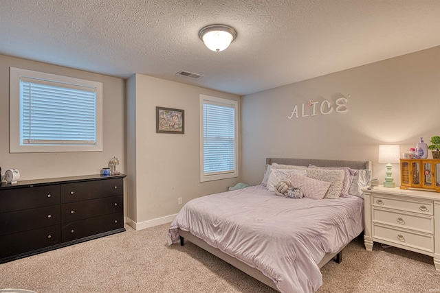5783 Brookstone Dr, Newburgh, IN 47630 - bedroom featuring carpet floors, a textured ceiling, and baseboards