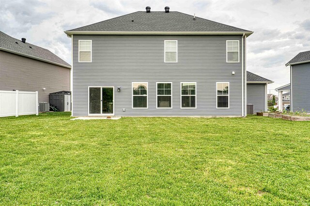 5783 Brookstone Dr, Newburgh, IN 47630 - back of property with a lawn