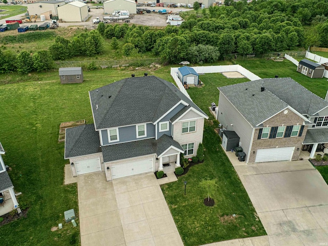 5783 Brookstone Dr, Newburgh, IN 47630 - aerial perspective of suburban area