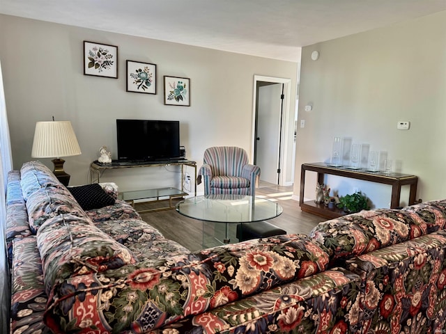 1719 Linwood Dr, Bedford, IN 47421 - living area with wood finished floors