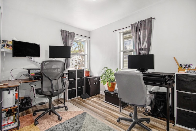 2017 Delaware St, Mishawaka, IN 46544 - office space featuring light wood finished floors