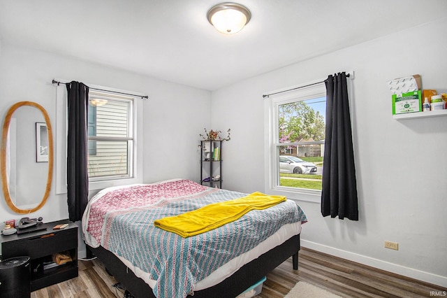 2017 Delaware St, Mishawaka, IN 46544 - bedroom featuring wood finished floors and baseboards