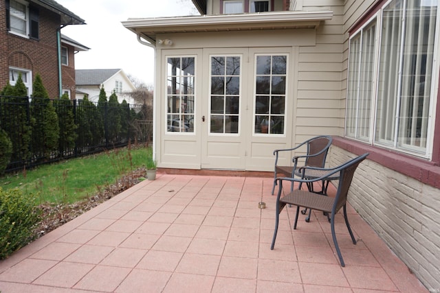 1208 Leeper Ave, South Bend, IN 46617 - view of patio featuring fence
