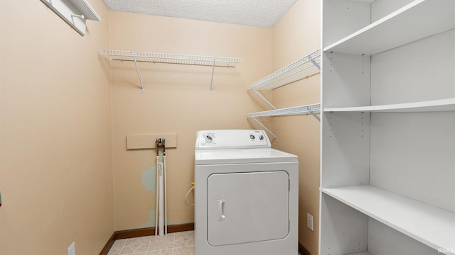 2285 S Salem Rd, Monroe, IN 46772 - washroom with washer / clothes dryer and baseboards