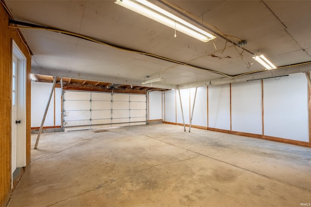 5363 W Warren Ave, Silver Lake, IN 46982 - garage featuring baseboards