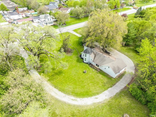 aerial view of residential area