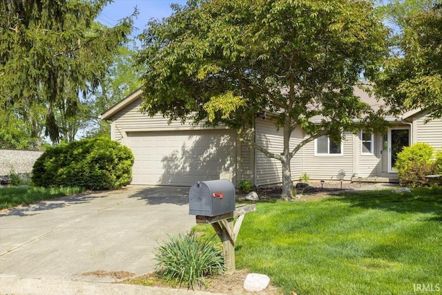 view of property exterior with a yard