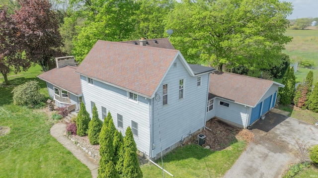 view from above of property