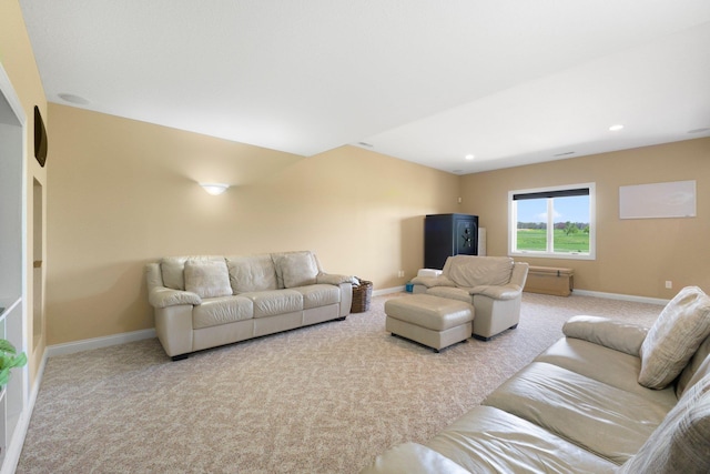 3090 Kellygreen Dr, Angola, IN 46703 - living room with carpet flooring, baseboards, and recessed lighting