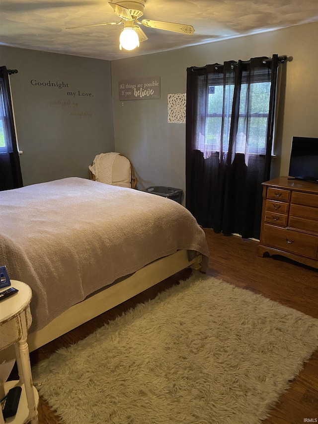 4227 S 0th Rd, Berne, IN 46711 - bedroom with wood finished floors and multiple windows