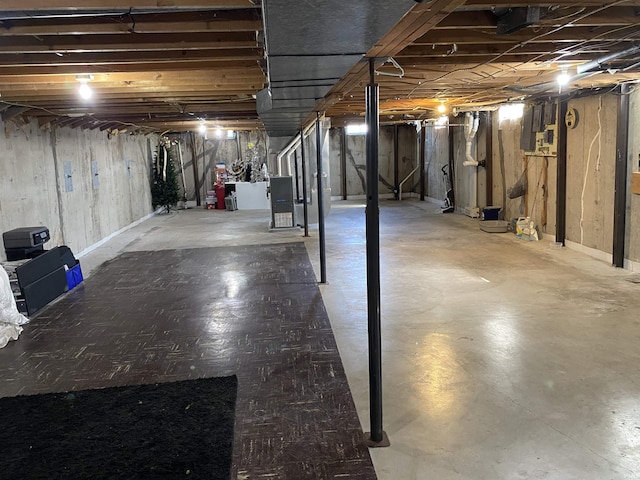 4227 S 0th Rd, Berne, IN 46711 - view of unfinished below grade area