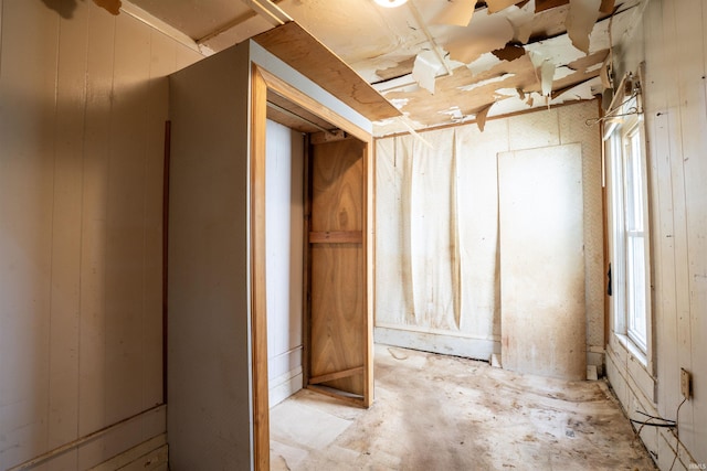 view of basement