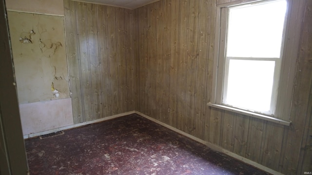 3927 E Driftwood Loop, Monticello, IN 47960 - empty room with wood walls and baseboards