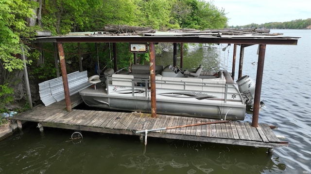 3927 E Driftwood Loop, Monticello, IN 47960 - dock featuring a water view