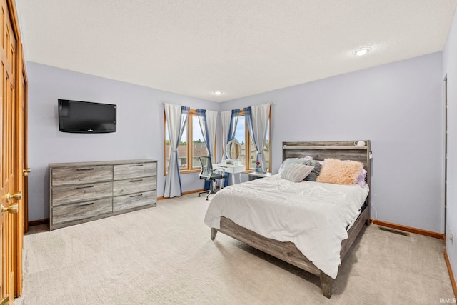 15 Saint Emily Dr, Huntington, IN 46750 - carpeted bedroom with baseboards and recessed lighting