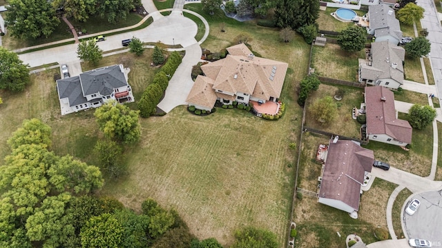 15 Saint Emily Dr, Huntington, IN 46750 - aerial view of property and surrounding area with nearby suburban area