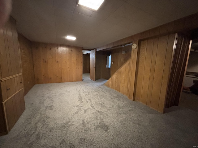 919 Kensington Blvd, Fort Wayne, IN 46805 - finished below grade area with wood walls and carpet floors