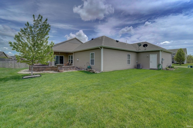 1592 Breckenridge Pass, Fort Wayne, IN 46845 - rear view of house featuring central AC