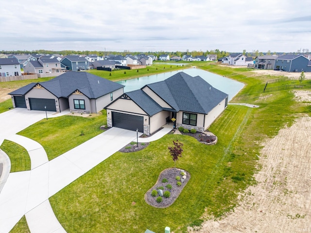 aerial perspective of suburban area
