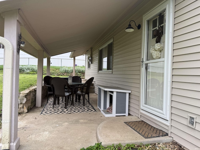 2823 Hillside Dr, Bedford, IN 47421 - view of patio / terrace with outdoor dining area