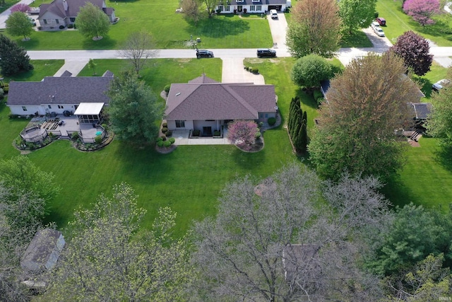 aerial view of property and surrounding area