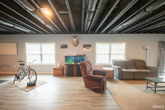 3417 S Tulip Ave, Bloomington, IN 47403 - living room with wood finished floors and plenty of natural light