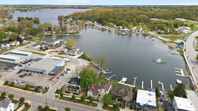 3910 E Bellefontaine Rd, Hamilton, IN 46742 - aerial overview of property's location with a nearby body of water
