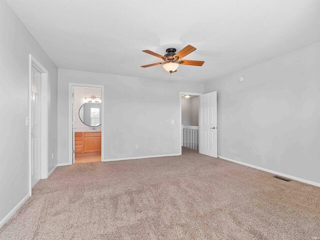 11515 Ballycastle Pl, Fort Wayne, IN 46818 - unfurnished bedroom featuring carpet floors, baseboards, and ensuite bath