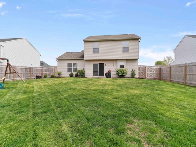 11515 Ballycastle Pl, Fort Wayne, IN 46818 - back of house featuring a playground
