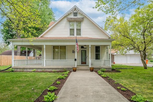 521 S Riverside Dr, Winamac, IN 46996 - view of front of property featuring a porch
