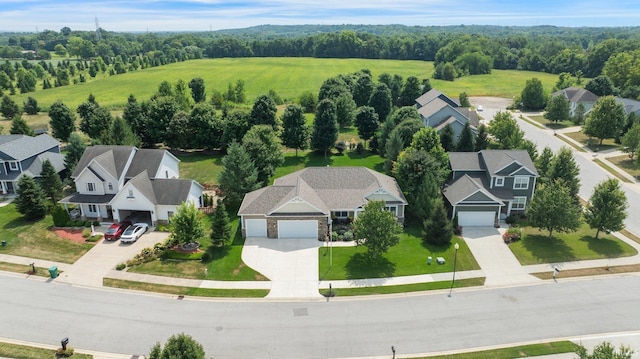 104 Lavender Ct, New Carlisle, IN 46552 - aerial perspective of suburban area