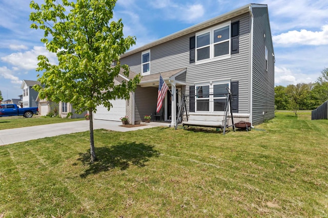 384 Ariel Dr, Kokomo, IN 46901 - view of front of home with driveway and a garage