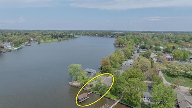 5002 E Oriole Dr, Monticello, IN 47960 - aerial view of a nearby body of water