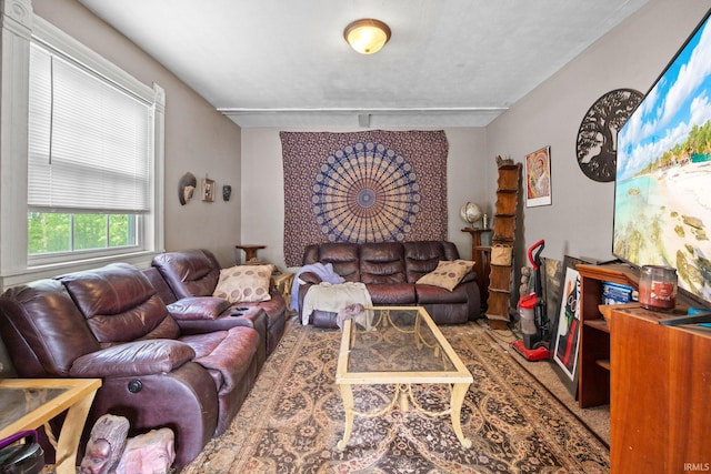 view of living area