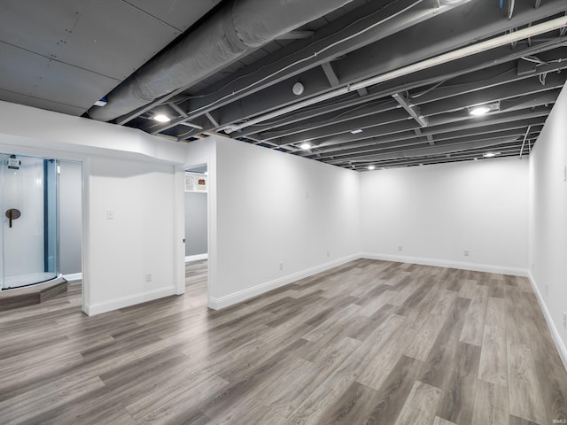 541 S Kelsey Ave, Evansville, IN 47714 - finished below grade area with wood finished floors and baseboards