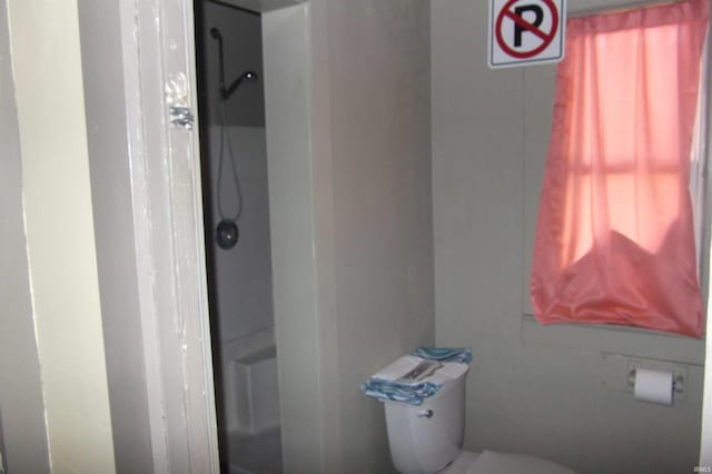 bathroom featuring toilet
