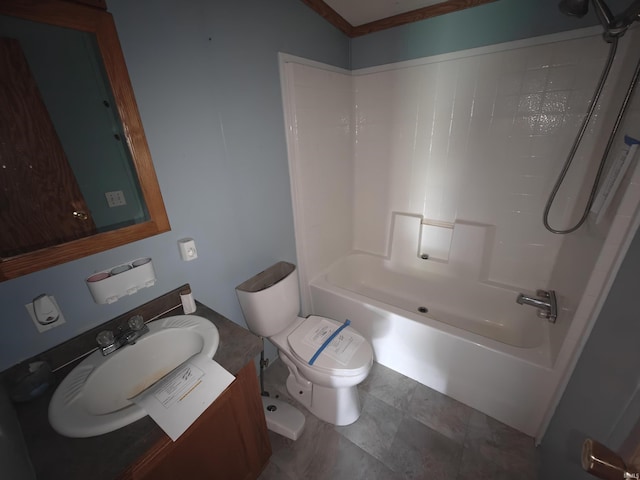 78 Ems B6 Ln, Leesburg, IN 46538 - bathroom with toilet, shower / washtub combination, and vanity