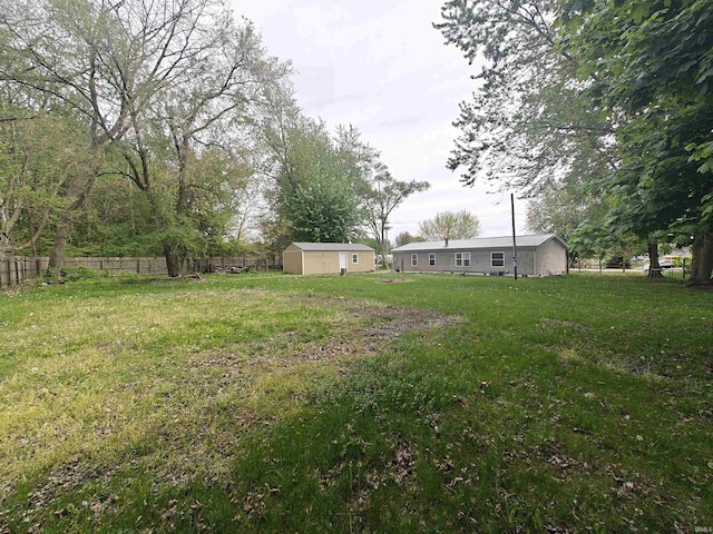 78 Ems B6 Ln, Leesburg, IN 46538 - view of yard featuring an outbuilding and a shed