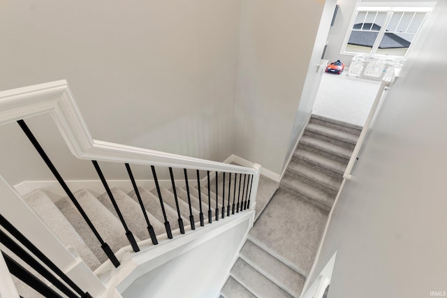 18015 Tullymore Ln, Leo, IN 46765 - stairs with carpet floors and baseboards