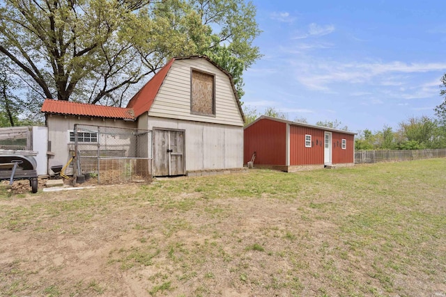 view of barn