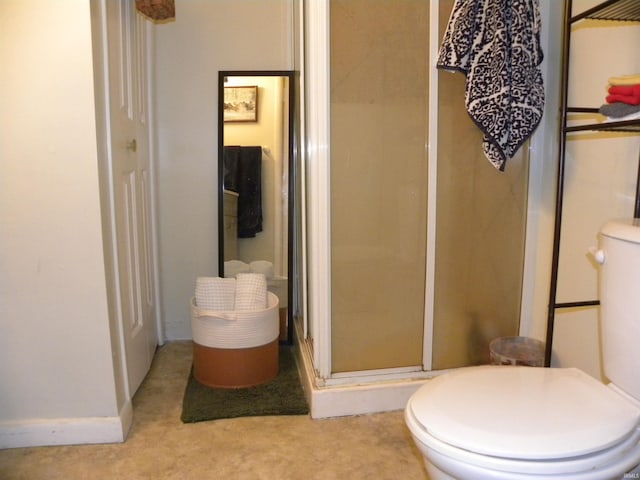 5161 Orange Grove Rd, Gosport, IN 47433 - full bathroom with toilet and a stall shower