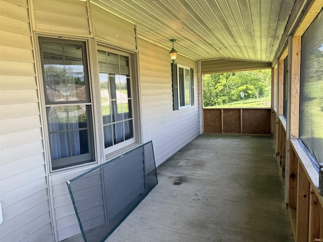 view of patio / terrace with a porch