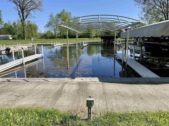 7828 E Cherokee Rd, Syracuse, IN 46567 - dock featuring a water view