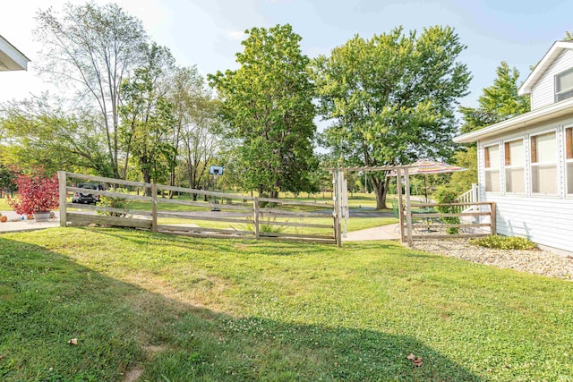 view of yard