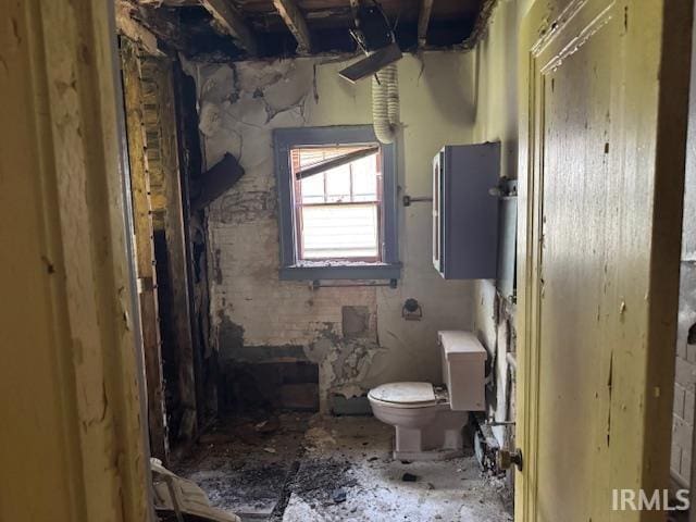 bathroom featuring toilet