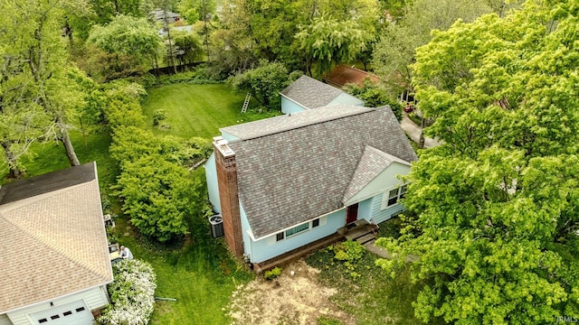aerial view of property and surrounding area